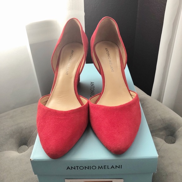 antonio melani red shoes